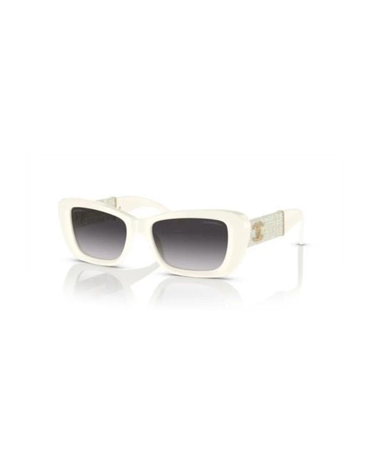 Chanel White Sunglasses