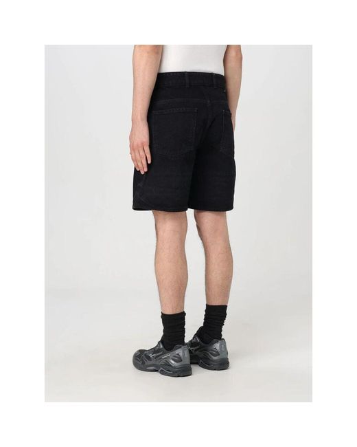 Represent Blaue Tailored Casual Shorts Mit Taschen in Black für Herren