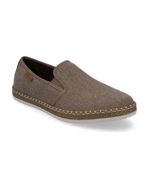 Rieker Brown Loafers for men