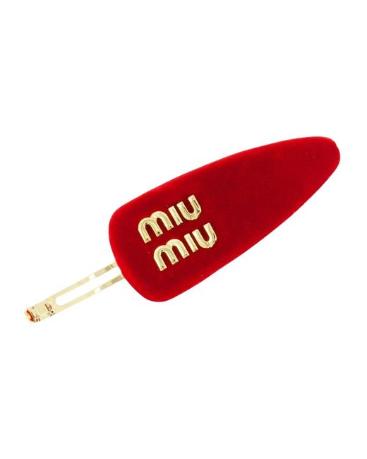 Miu Miu Red Accessories
