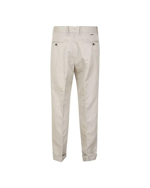 Straight Trousers di Incotex in Gray da Uomo