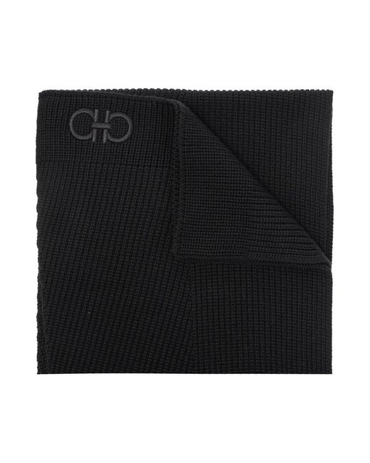 Winter Scarves di Ferragamo in Black da Uomo