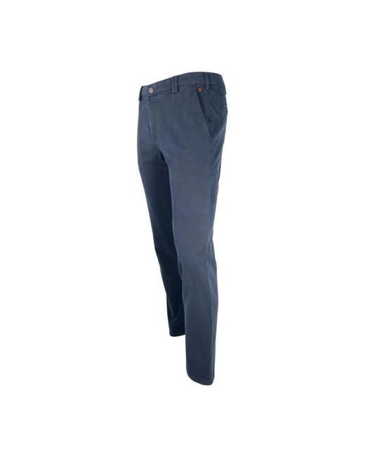 Meyer Blue Chinos for men