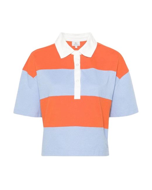 Woolrich Orange Polo Shirts