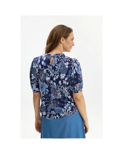 Blouses iN FRONT de color Blue