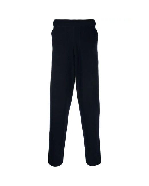 Brioni Blaue leder freizeithose in Blue für Herren