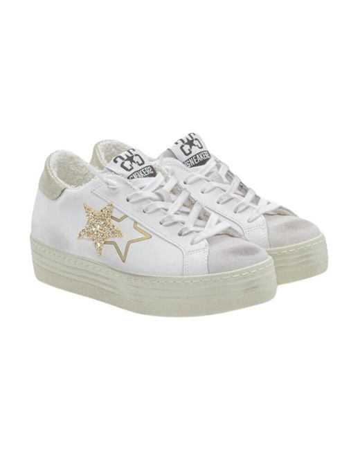 2 Star White Sneakers
