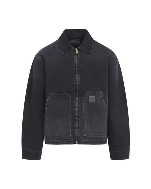 Carhartt Blue Denim Jackets for men