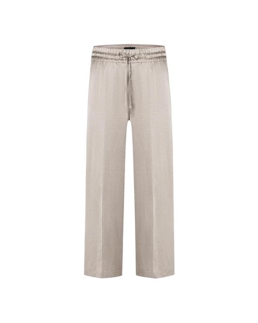 Cambio Gray Cropped Trousers
