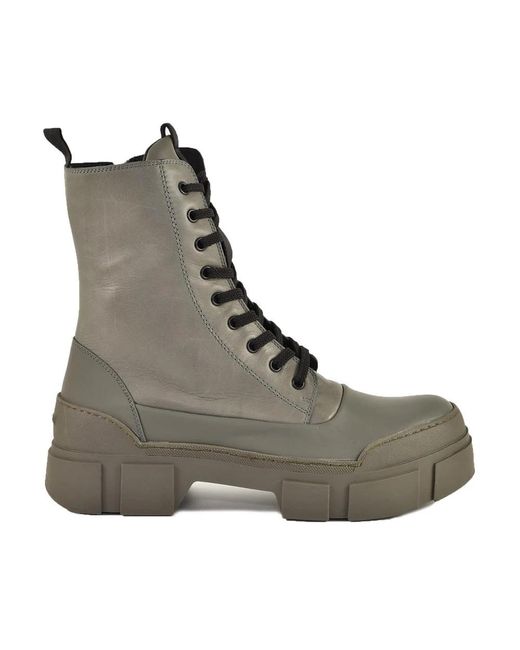 Vic Matié Gray Lace-Up Boots for men