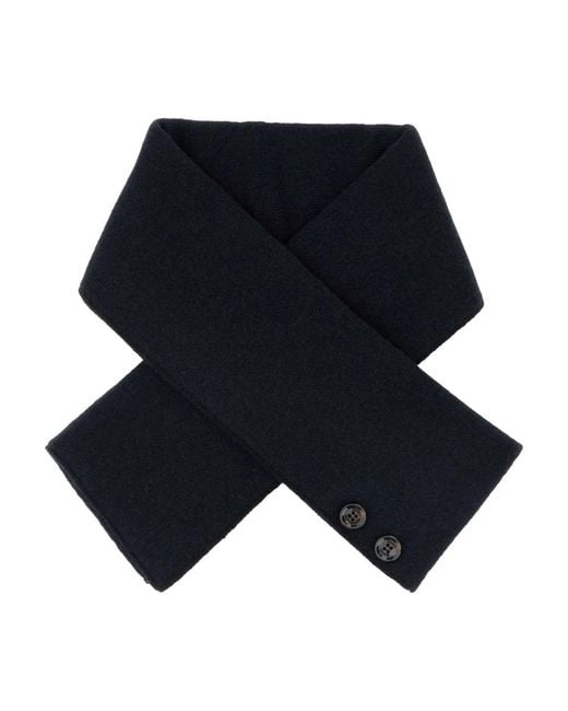 Moorer Blue Winter Scarves for men
