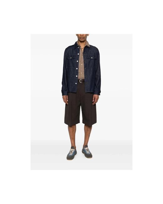 Dries Van Noten Blue Denim Jackets for men