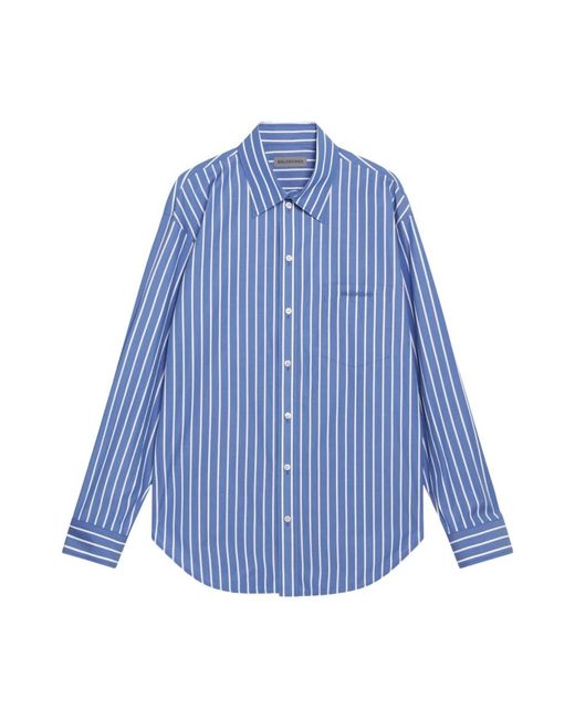Balenciaga Blue Casual Shirts for men