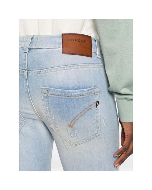 Dondup Cropped Jeans in het Blue