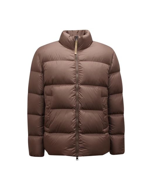 Woolrich Brown Down Jackets for men