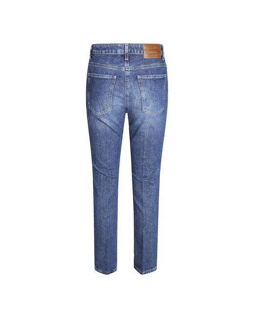 Elisabetta Franchi Blue Slim Fit Jeans