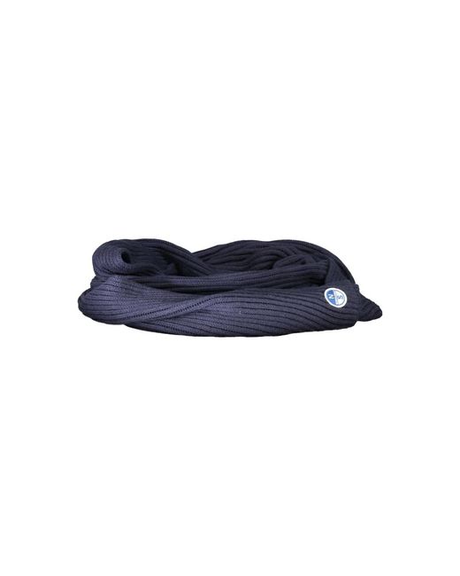 North Sails Blauer Herrenschal Mit Logoaufdruck in Blue für Herren
