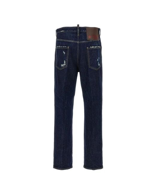 DSquared² Jeans ,Blauw ,Stijlvolle Broeken in het Blue voor heren