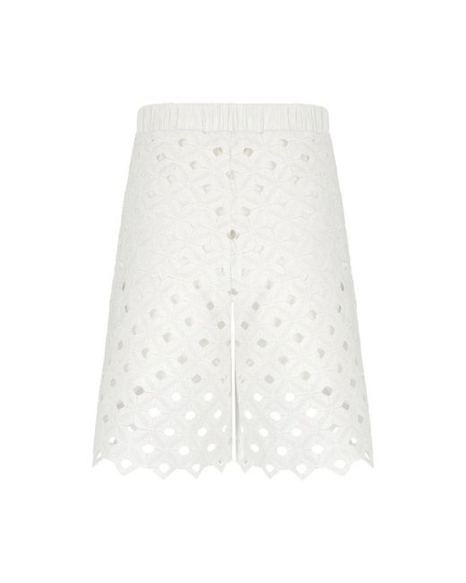 Max Mara White Casual Shorts