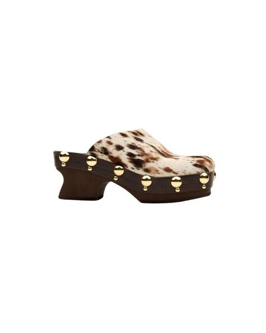 Clogs Scholl en coloris Brown
