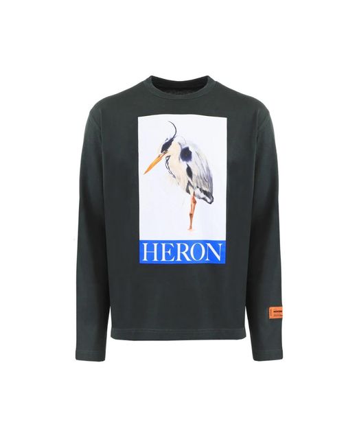 Heron Preston Black Long Sleeve Tops for men