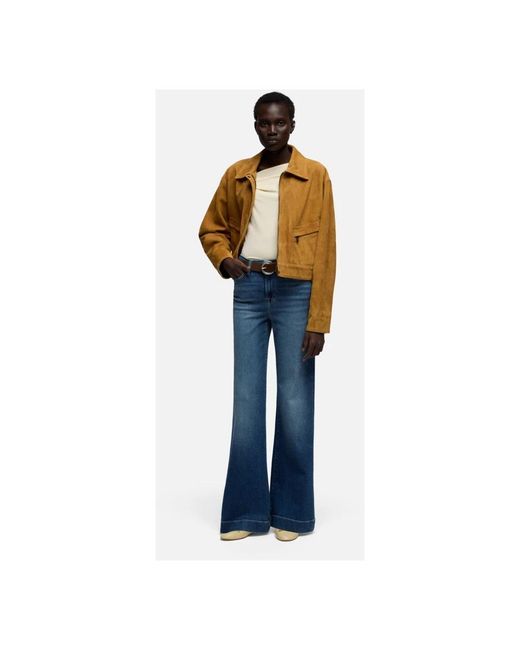 7 For All Mankind Blue Flare Jeans