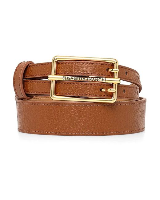 Elisabetta Franchi Brown Belts