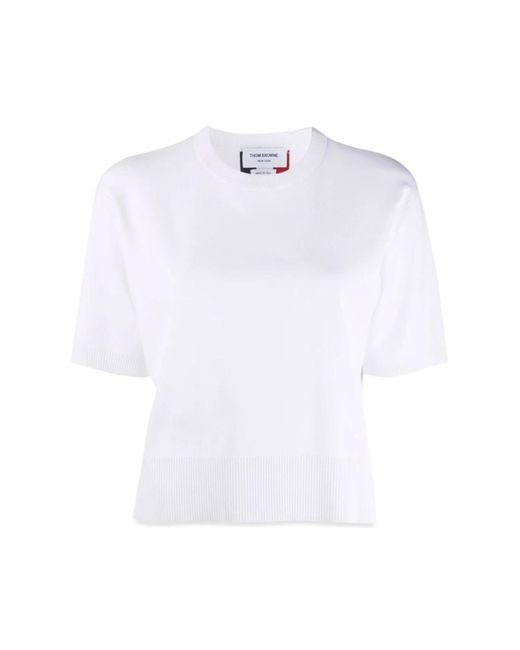 Thom Browne White T-Shirts