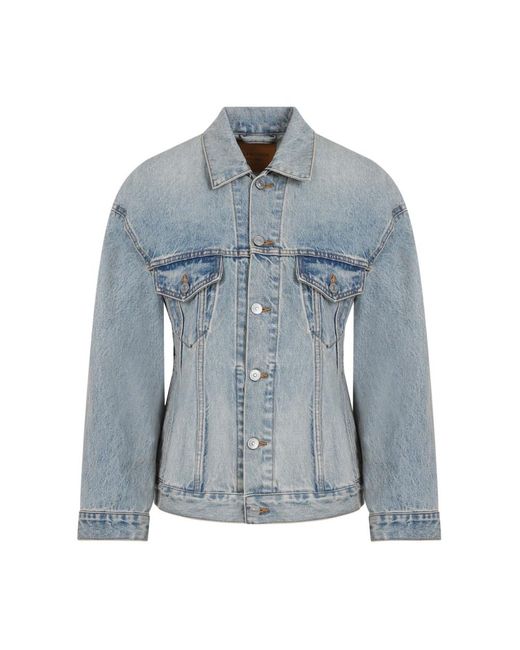 Balenciaga Blue Denim Jackets