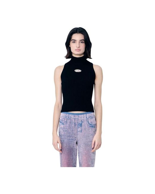 DIESEL Blue Rib top mit d cut-out hardware