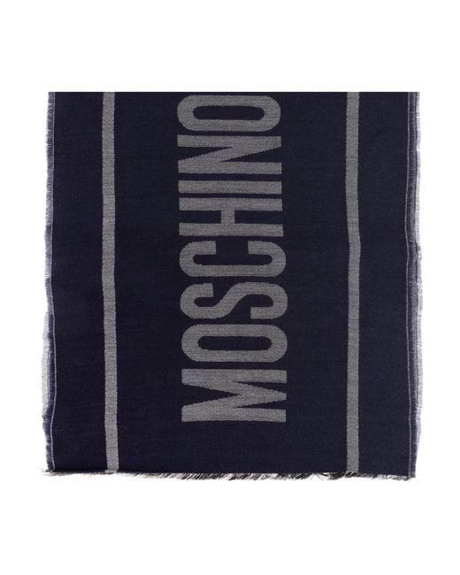 Winter Scarves di Moschino in Blue