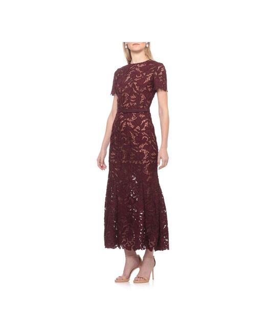 Maxi Dresses Self-Portrait de color Purple
