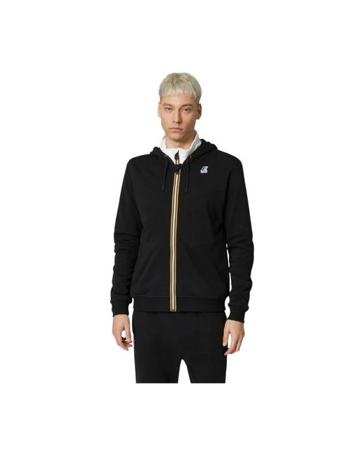 Zip-Throughs K-Way de hombre de color Black