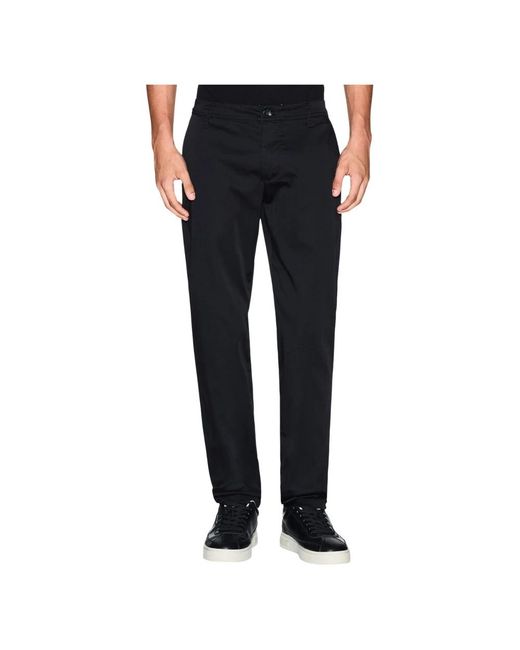 ARMANI EXCHANGE Black Chinos for men