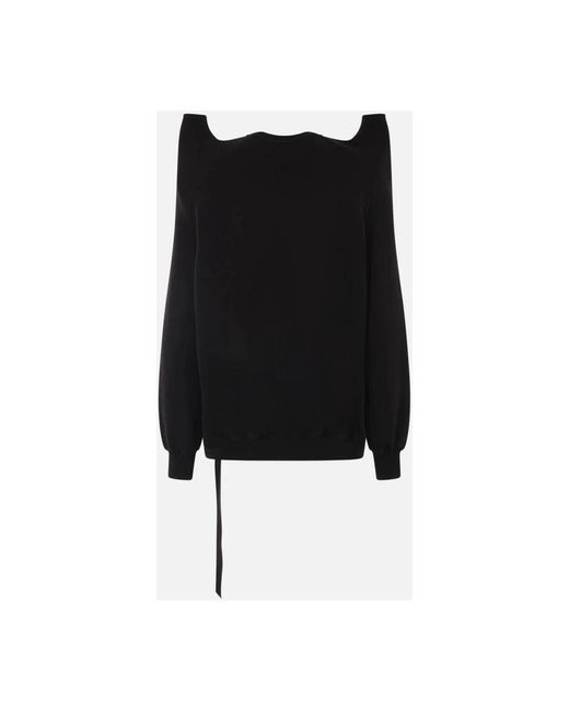 Round-Neck Knitwear Rick Owens pour homme en coloris Black