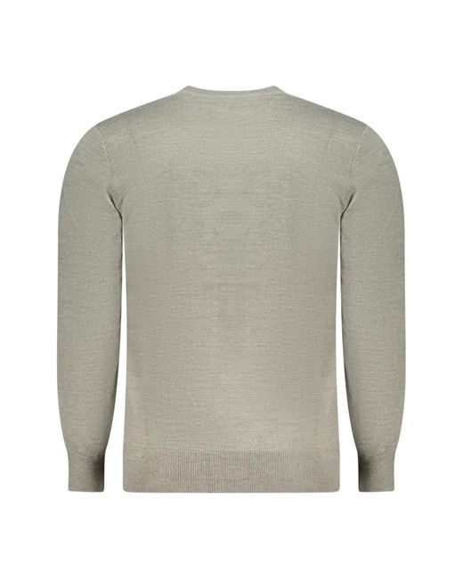North Sails Gray Round-Neck Knitwear for men