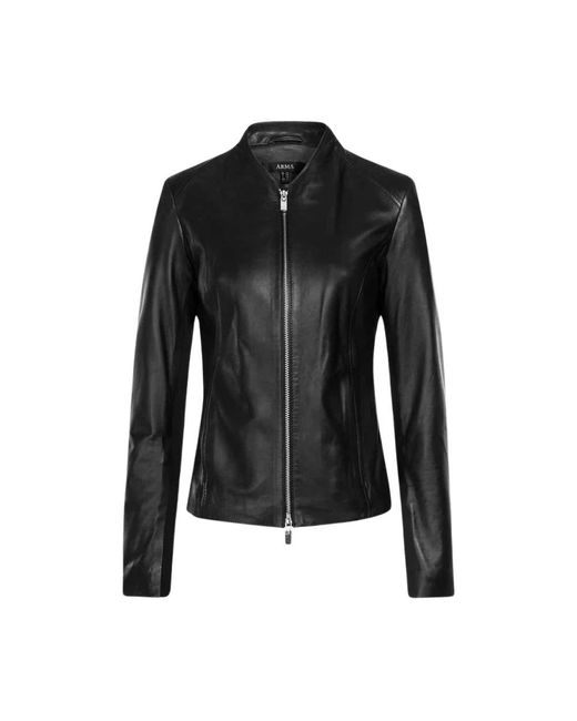 Arma Black Leather Jackets