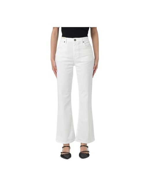Boot-Cut Jeans PT Torino de color White