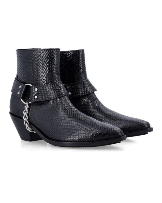 Junya Watanabe Blue Cowboy Boots