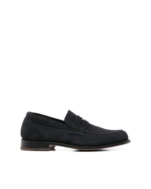 Tricker's Schoenen ,Zwart ,Leer Klassieke Leren Loafer Schoen in het Black voor heren