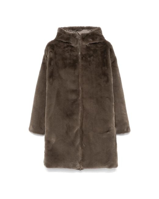 Save The Duck Faux Fur & Shearling Jackets in het Brown