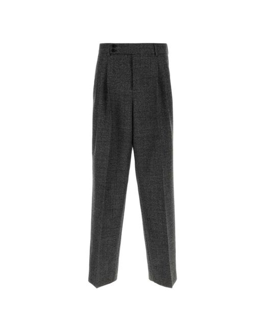 Dolce & Gabbana Gray Straight Trousers for men