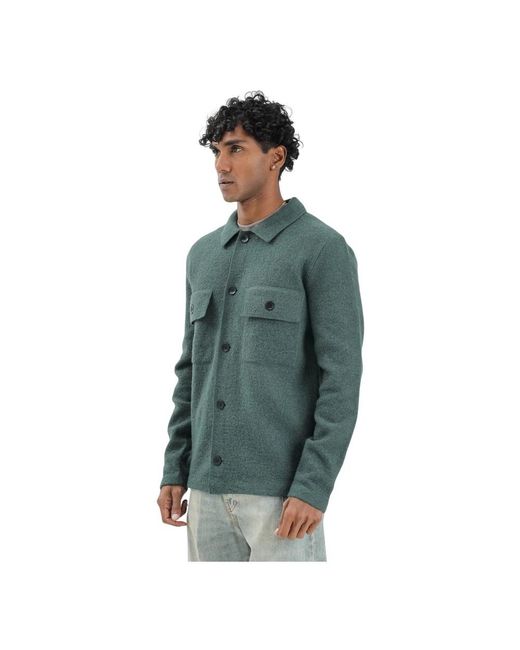 SELECTED Truien & Vesten ,Groen ,Cardigan in het Green voor heren