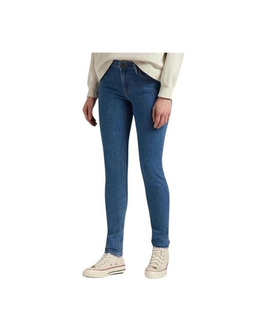 Skinny jeans Lee Jeans de color Blue