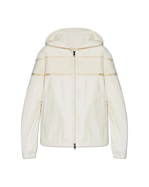 Moncler White Light Jackets
