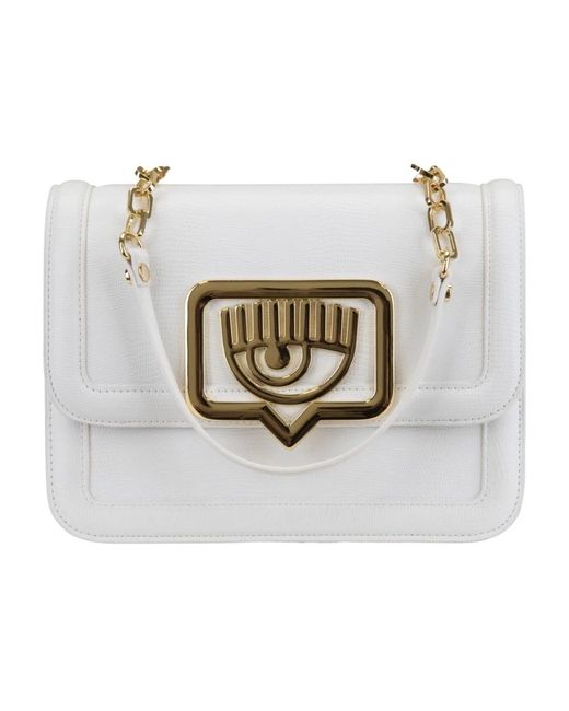 Chiara Ferragni White Cross Body Bags