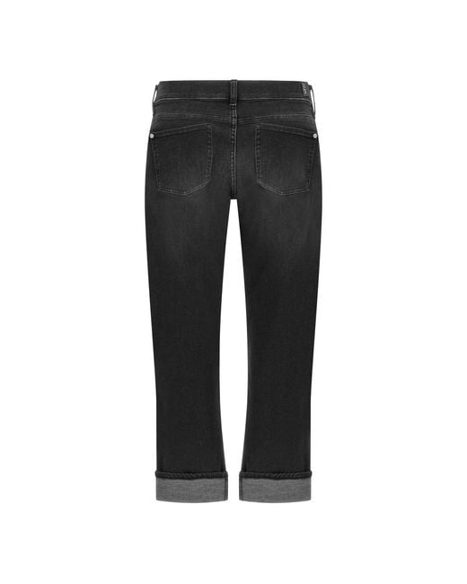 7 For All Mankind Gray Slim Fit Jeans