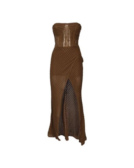 Party Dresses Charo Ruiz de color Brown