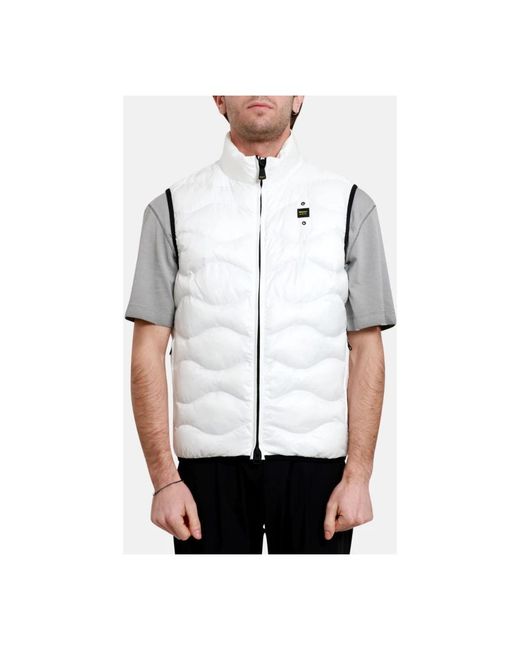 Blauer Vests in het White voor heren