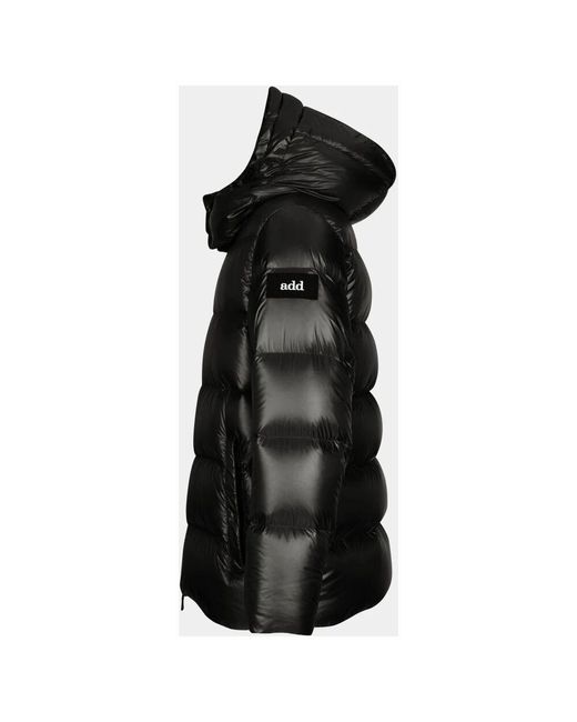 Down Jackets Add de hombre de color Black